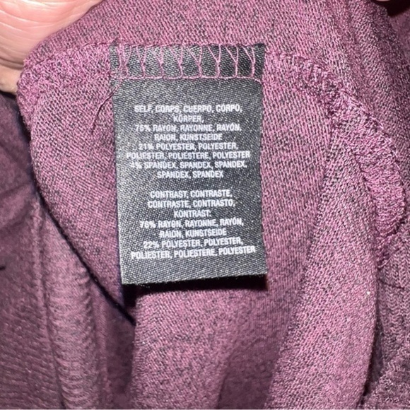 #122 🥀 CO^ Long Sleeve Plum Shirt - Picture 4 of 5